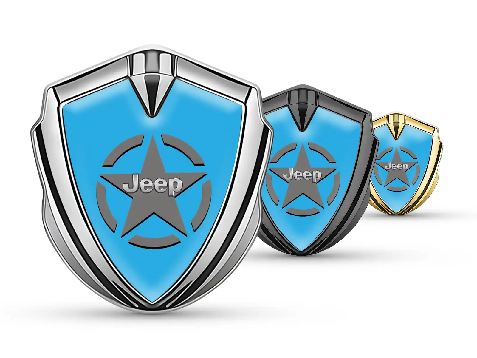 Jeep Emblem Silikon Abzeichen Anpassbar Kraft Design